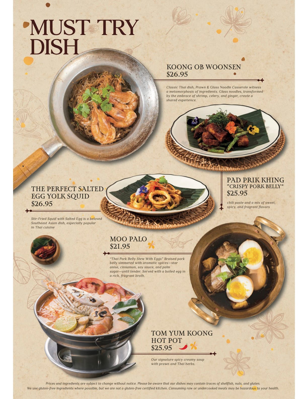 Menu Page 1