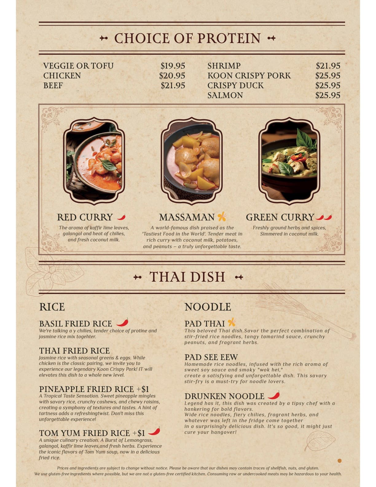 Menu Page 4
